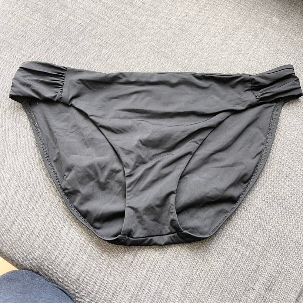 Becca by Rebecca Virtue Black Bikini Bottom women size XL